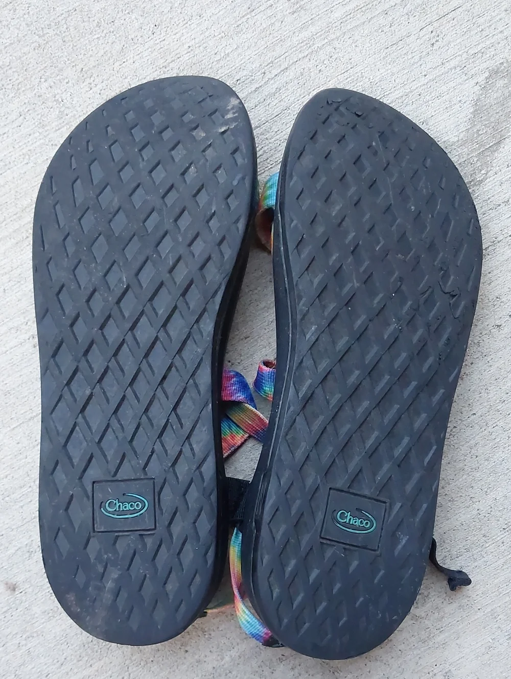 Tie-Dye Chaco Z2 Sandals Classic Footbed Men's 12